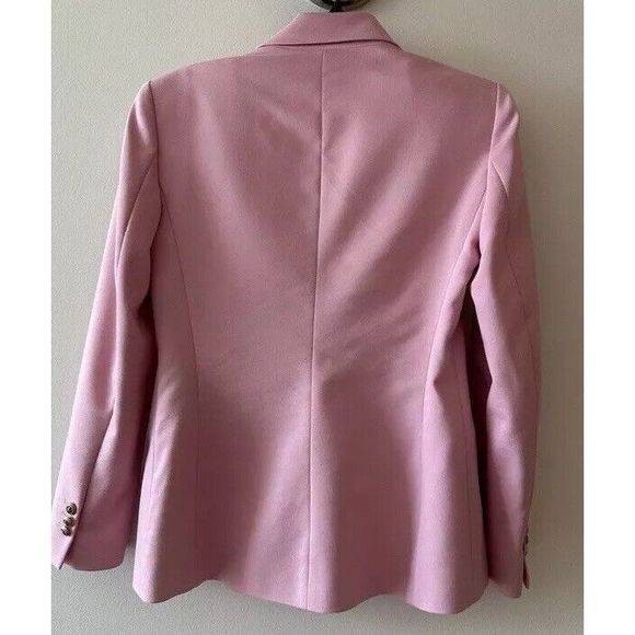 ZARA WOMAN SZ SMALL DOUBLE-BREASTED METAL BUTTON BLAZER JACKET 8300/663/620 - Picture 3 of 13